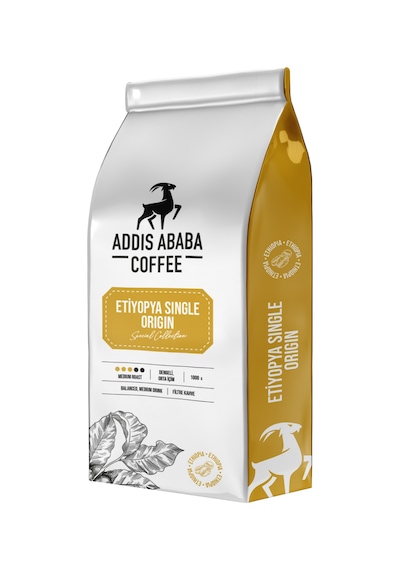 Addis Ababa Coffee Etiyopya Single Origin Kahve 1 KG Moka Pot