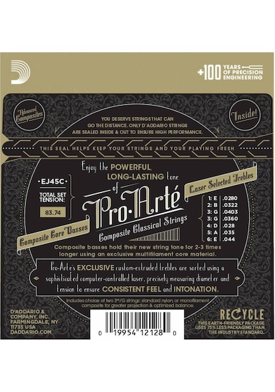 D'Addario Ej45C Pro-Arte Composite Normal Tension Klasik Gitar Teli