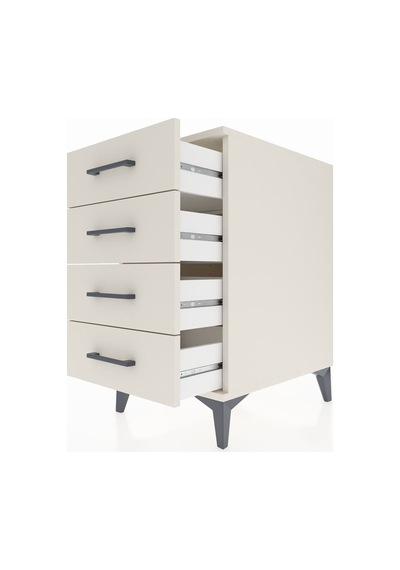 Kronos Komodin 4 Çekmeceli 44x59x80 Aytaşı-aytaşı Aytaşı