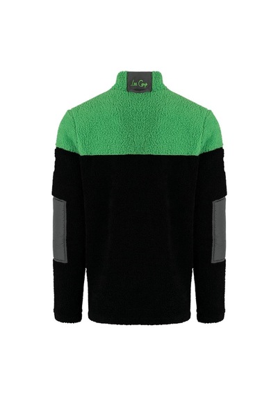 Luo Camp Rüzgar Geçirmez Erkek Peluş Polar 01 - Black/green Çok Renkli