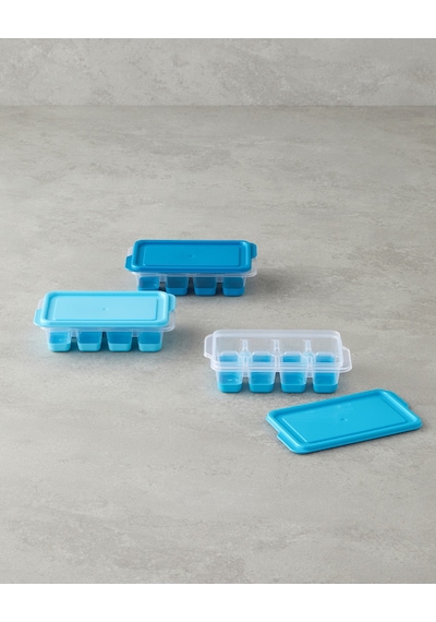 Posuda Plastik Buz Kalıbı Mavi Mavi