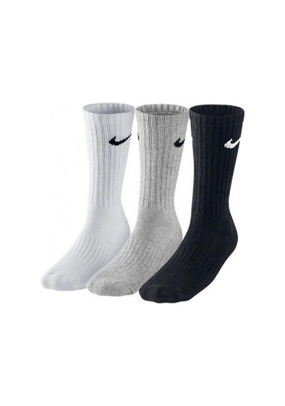 Nike Dri Fit Everday Cotton 3 Lü Spor Çorap Çok Renkli