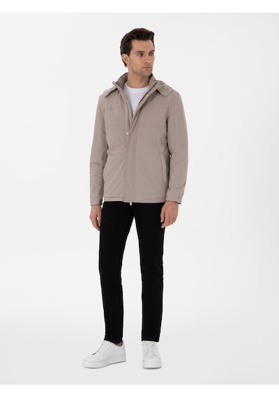 Cacharel Erkek Taş Mont 50294267-vr049 Gri