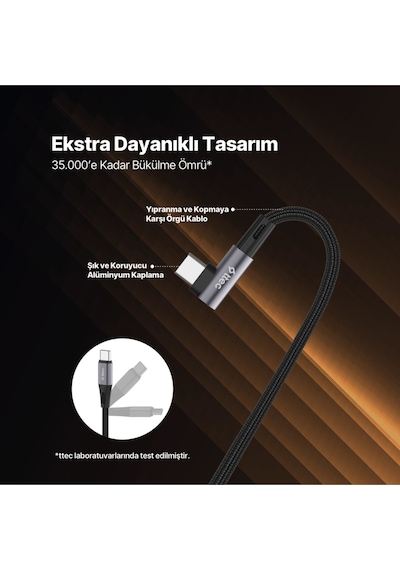 Ttec 150 CM Hızlı Şarj Kablosu