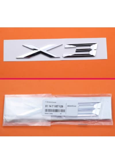 Bmw X Serisi Yazı (X3) Krom 51143330132