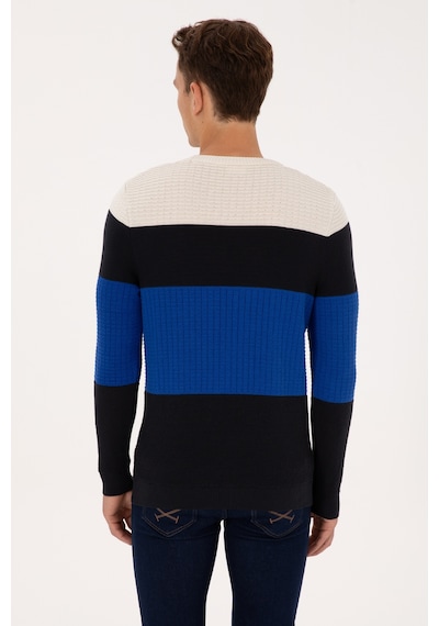 U.S. Polo Assn. Erkek Regular Fit Bisiklet Yaka Lacivert Sweatshirt 50307828-VR033