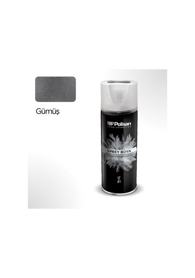 Polisan Metalik Gümüş Sprey Boya 400 ML