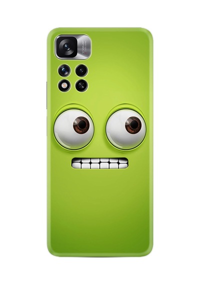 Xiaomi Redmi Note 11 Pro Plus 5g Kılıf Resimli Desenli Silikon Platinium Series Green 1832