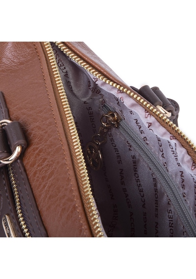 Nas Bag Kadın Mini El Ve Postacı Çantası Taba Kahve Victoria
