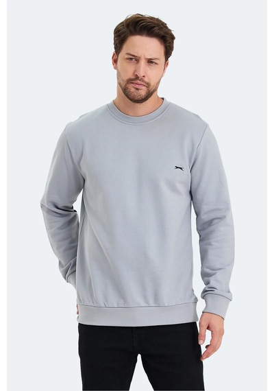 Slazenger Konnor In Erkek Gri Sweatshırt Gri