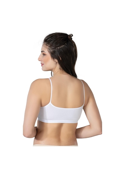 Beyaz Mı Emay 1425 Modal Cotton Pedli Büstiyer Beyaz