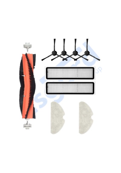 Dreame W10-w10 Pro Uyumlu 2 Ana Fırça 2 Yan Fırça 4 Filtre 4 Mop Pkt-iasgf0001401