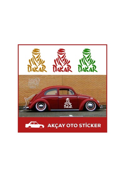 Dakar Sticker Dakar Oto Sticker Arma Sticker Araba Sticker
