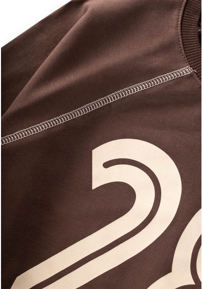 Cigit Şardonlu Karyoka Detaylı Baskılı Sweatshirt Takım 2-10 Yaş Kahverengii Kahverengi Cigit Şardonlu Karyoka Detaylı Baskılı Sweatshirt Takım 2-10 Yaş Kahverengii Kahverengi