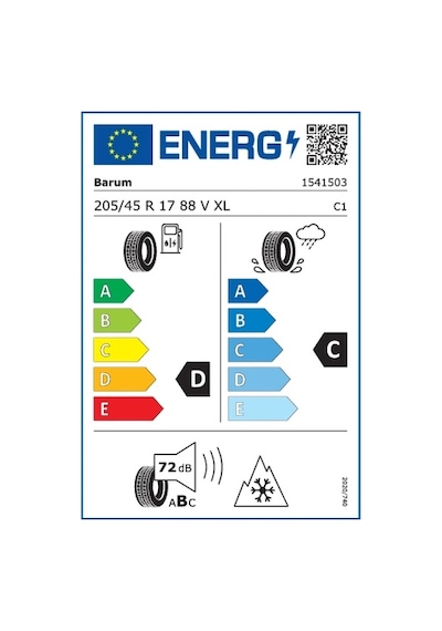 Barum 205/45r17 88v Xl Fr Polarıs 6 - 2026 Kışlık