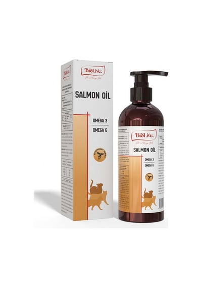 Biolive Kediler İçin Somon Yağı Tüy-dış Eti-bağışıklık-kalp Ve Göz Sağlığı 200ml