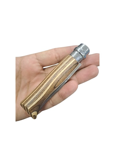 Opinel No:8 Tradition Lamine Huş Kutulu Kamp Çakı Çok Renkli