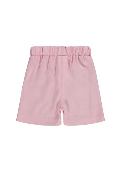 Civil Baby Bel Fiyonklu Düz 6-18 Ay Şort - Pembe Soft Pembe