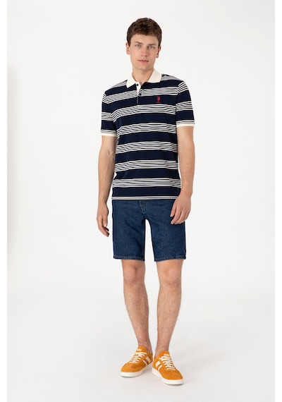 U.s. Polo Assn. Erkek Koyu Mavi Şort Jean 50304382-dn0023 Dark Blue