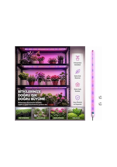 Flora T8 Serisi Orkide Ve Bitki Yetiştirme Led Işığı