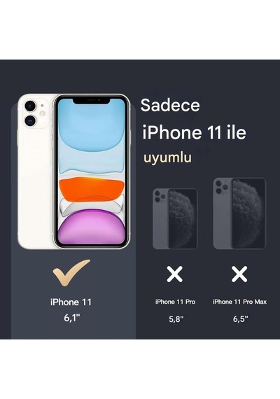 Apple Uyumlu iPhone 11 Şeffaf Magsafe Kılıf Safe Şeffaf