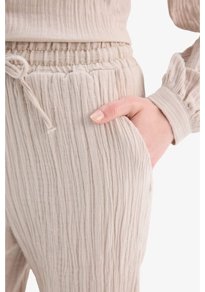 DeFacto 	Basic Düz Cepli Müslin Harem Pantolon E5359AX25SPBG778