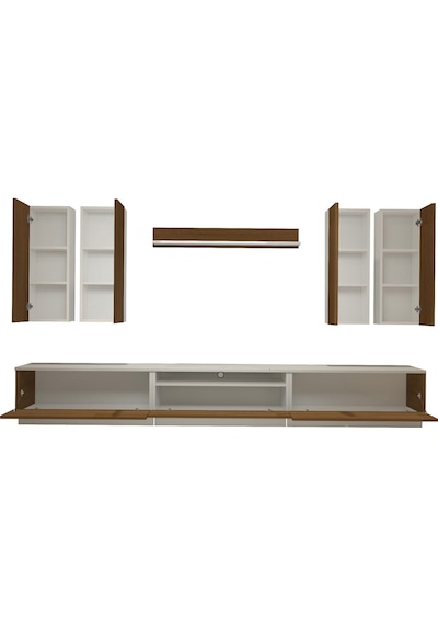 Decoraktiv Trendstyle 8ds Slm Tv Ünitesi Tv Sehpası Beyaz - Ceviz
