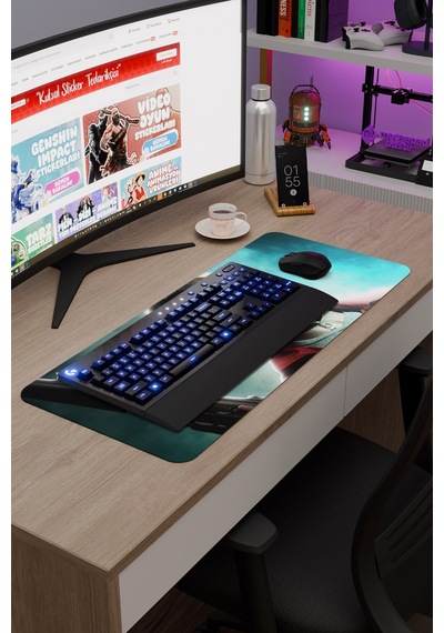 La Casa De Papel-tokyo V3 70x30 Xl Gaming Kauçuk Kaymaz Taban Mouse Pad Fare Altlığı