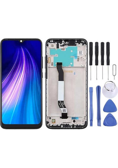 Xiaomi Redmi Note 8 Lcd Ekran Dokunmatik Çıtalı Full + Tamir Seti