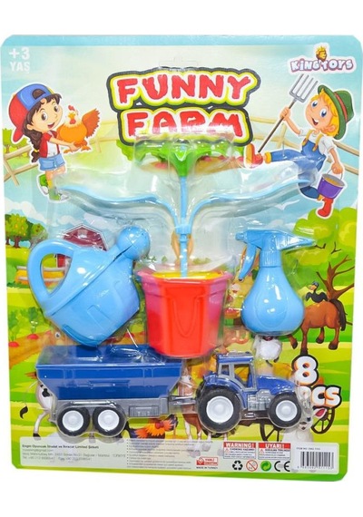 ENG-1115 Traktörlü Funny Farm - King Toys
