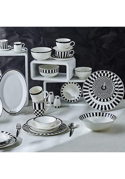 Damalı Porselen Çerezlik 11 Cm