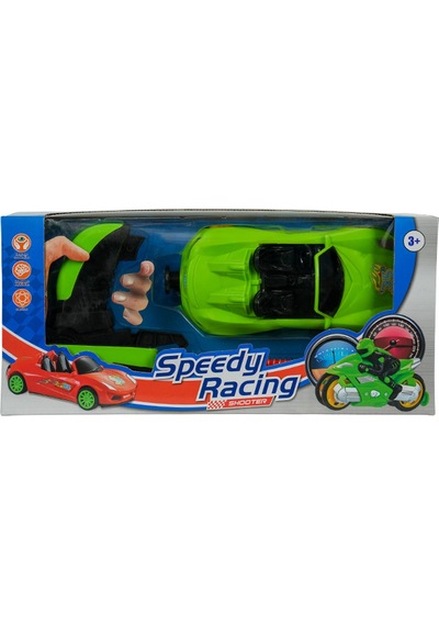 Speedy Racing Fırlatma Kollu Araba Yeşil