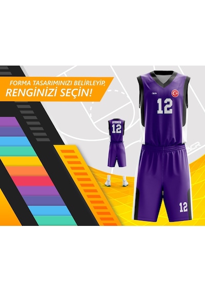 Acr Giyim Kişiye Özel Basketbol Forması - Dizayn : Klasik