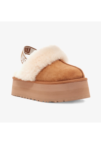 Ugg Funkette Slipper Kadın Kahverengi Terlik Düz 1113474