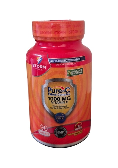 Storm Vitals Pure C 1000 Mg 90 Tablet