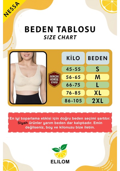 Elilom Pedli Büstiyer Korse Göğüs Destekli, Kalın Askılı Ten Nessa