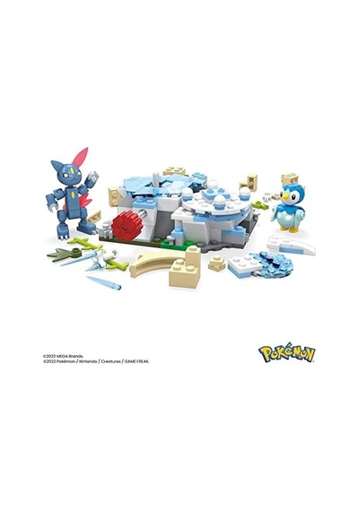 Mega Pokémon Piplup Ve Sneasel Kış Macerası Seti, 7 Yaş Ve Üzeri, Hkt20