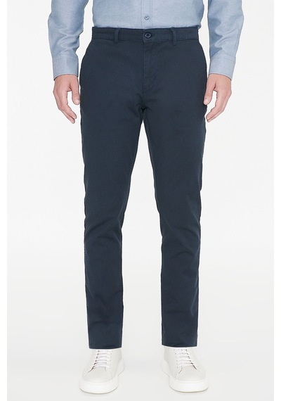 Ac&Co / Altınyıldız Classics Slim Fit Dar Kesim Pamuklu Esnek  Chino Erkek Pantolon - Lacivert