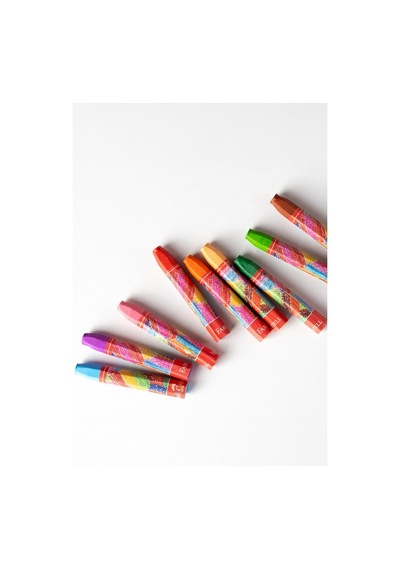 Faber Pastel Boya 12 Renk Plastik Kutu 125112 Karışık