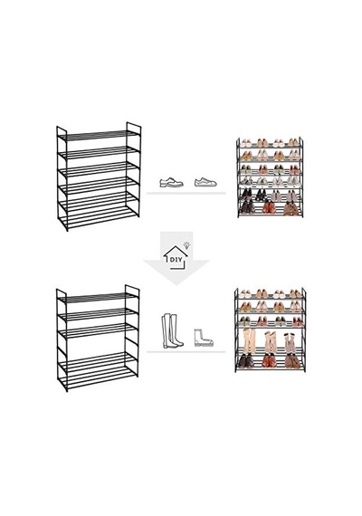 Songmıcs 3 Katlı Ayakkabı Rafı, Ayakkabı Saklama Düzenleyici, 2'li Set, Metal Saklama Rafı, 30 X 92 X 54 Cm, Siyah Lsa06bk Açık Ceviz Songmıcs 3 Katlı Ayakkabı Rafı, Ayakkabı Saklama Düzenleyici, 2'li Set, Metal Saklama Rafı, 30 X 92 X 54 Cm, Siyah Lsa06bk Açık Ceviz