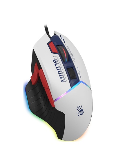 Bloody W95 Max 12.000 Cpi Rgb Ultra-3 Optik Gamer Oyuncu Mouse Sport Navy 4m Dahili Bellek Ekstra Ateş Desteği