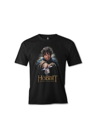 Hobbit The Battle Of Five Armies Baskılı Sİyah Erkek Tshirt 001
