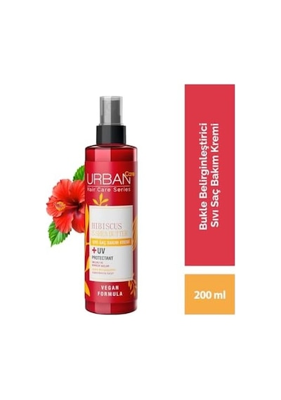 Care Hibiscus&shea Butter Kıvırcık Ve Dalgalı Saçlara Özel Sıvı Saç Bakım Kremi-vegan-200 Ml