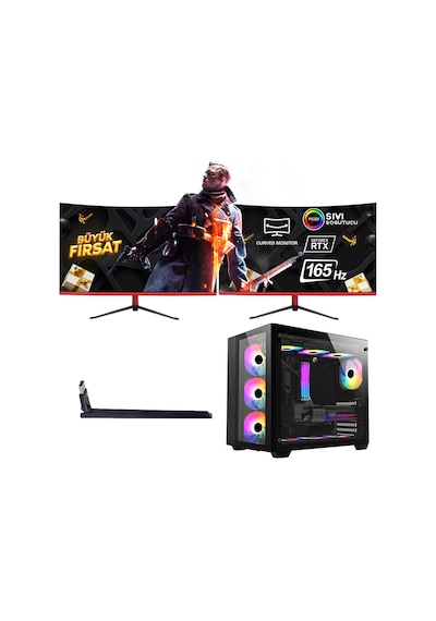 Ramtech FF Prime i590 Ekstra i5-9400F 32 GB 1 TB SSD 8 GB RTX4060 Masaüstü Oyuncu Bilgisayarı