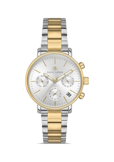 David Guner Dg-8379la-d1 Gold - Gri Kadın Kol Saati