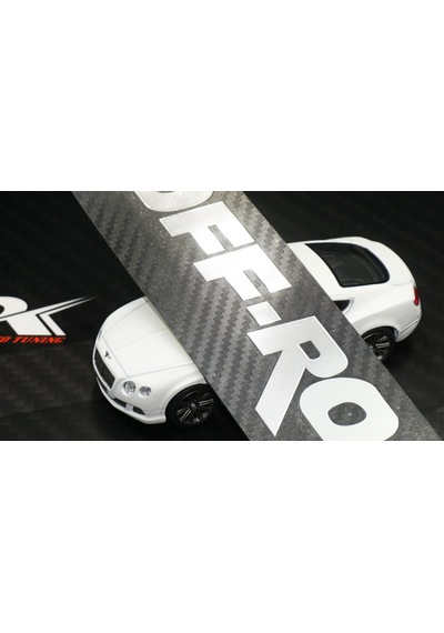 Off Road Logo Arazi Aracı Karbon Fiber Gümüş Bagaj Sticker