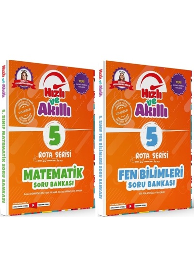 Tammat 5. Sınıf Matematik Ve Fen Bilmiler Hızlı Ve Akıllı Soru Bankası Seti 2 Kitap