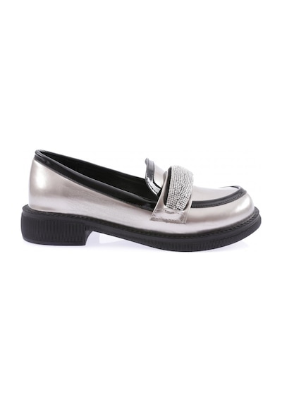 Dgn 5110-424 Taşli Kadin Oxfordf Ayakkabi 5110-424-R1385 Platin
