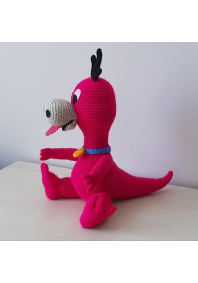 Amigurumi Örgü Oyuncak Taşdevri Dino