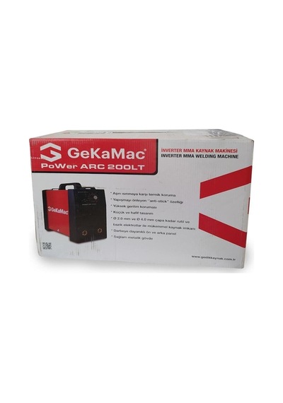 Gekamac Power Arc 200 Lt Çanta Kaynak Makinesi